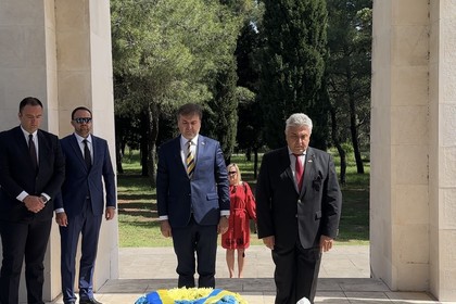 Посланик Стефан Димитров, съвместно с посланика на Украйна Олех Херасименко, взе участие във възпоменателна церемония в Подгорица по повод края на Втората световна война